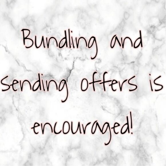 Please make a bundle and make an offer!Happy shopping!